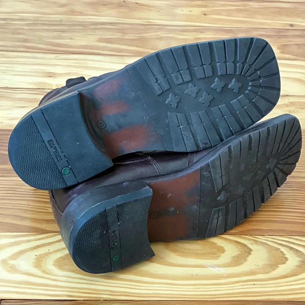 Kenneth Cole Reaction Leather Chelsea Boots Size 8 1/2